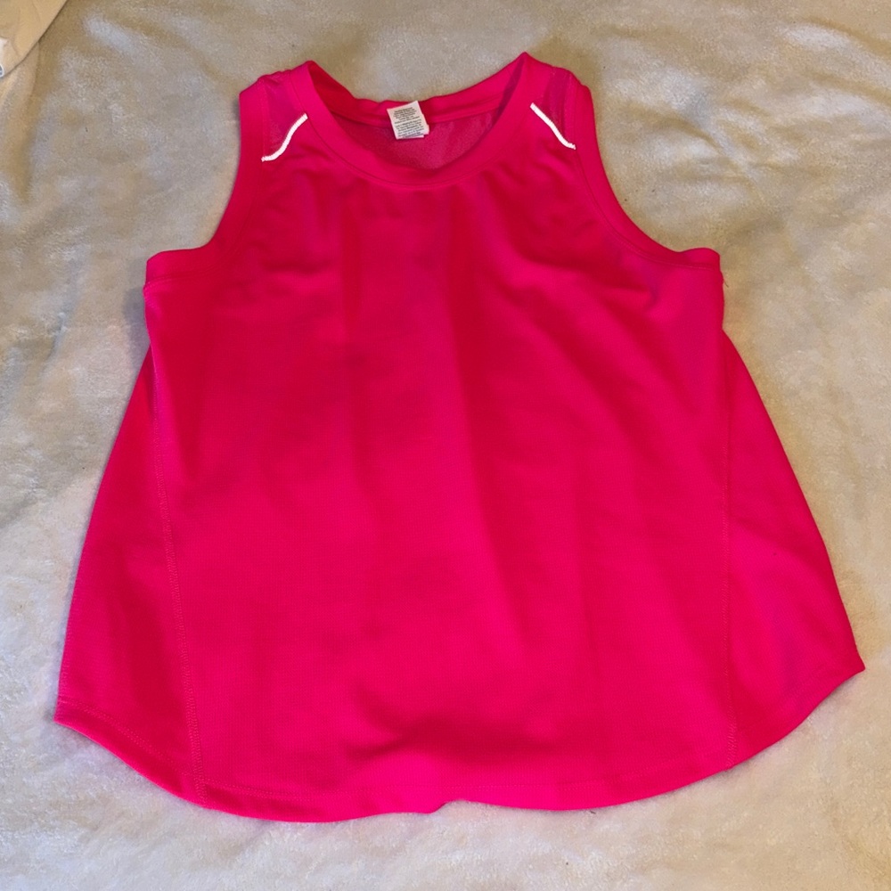 Hot Pink Athletic Tank Top L
